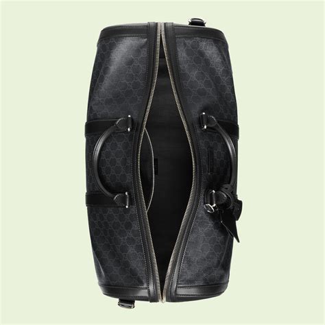 gucci gg black carry-on duffle|authentic gucci duffle.